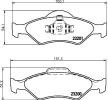 HELLA مجموعة وسادات الفرامل 18, 8mm — Ford Courier (4)