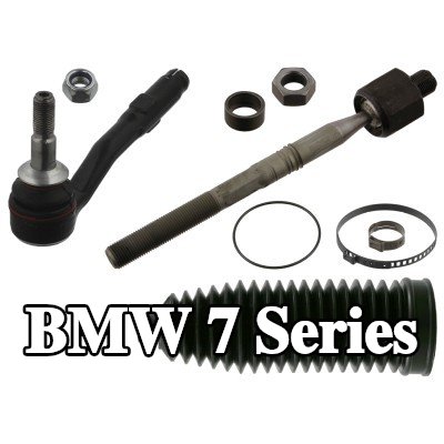 FEBI BILSTEIN مجموعة قضيب التوجيه OE Turbo جديدة, المحور الأمامي الأيسر, المحور الأمامي الأيمن, 345mm, مع منفاخ, مع مشابك, مع منفاخ التوجيه — 2002 BMW 7 Series