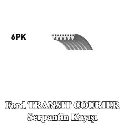BOSCH Serpantin kayışı 1250mm, Number of ribs: 6 — Ford Transit Courier