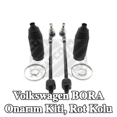 MAPCO Onarım Kiti, bağlantı çubuğu Ön Aks Sol, Ön Aks Sağ, kelepçeli, direksiyon körüğü — Volkswagen Bora