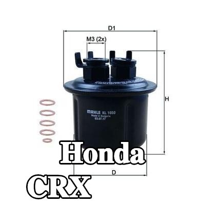 MAHLE مرشح الوقود — 1990 Honda Crx