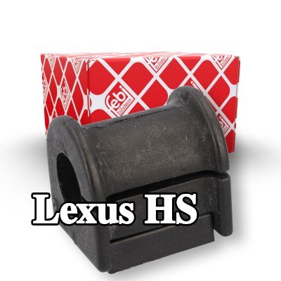 FEBI BILSTEIN جلبة قضيب مانع للانقلاب المحور الخلفي الأيسر, المحور الخلفي الأيمن, 21mm, مطاط — Lexus Hs