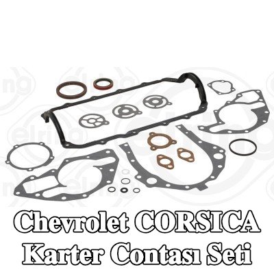 ELRING Krank mili contalı karter conta seti — 1990 Chevrolet Corsica