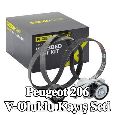 RIDEX PLUS V-Oluklu Kayış Seti — 1998 Peugeot 206