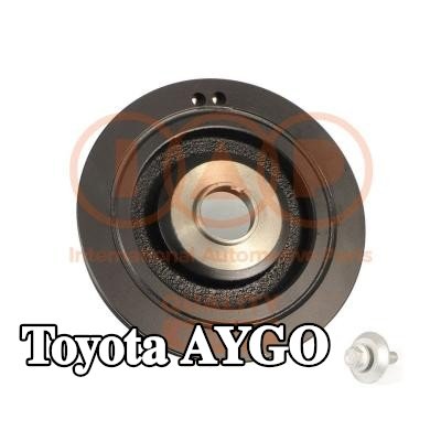IAP QUALITY PARTS مجموعة بكرات الحزام، العمود المرفقي — Toyota Aygo