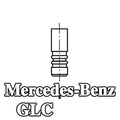 FRECCIA صمام العادم ساق الصمام المطلي بالنيتريد — Mercedes-Benz Glc