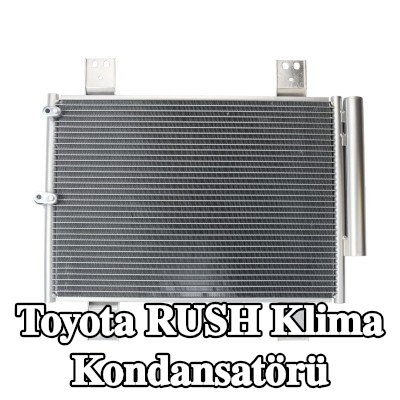 BOSCH Kurutuculu klima kondansatörü, montaj kılavuzu ile, conta halkasız, azot dolgulu — Toyota Rush