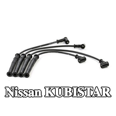 NGK مجموعة أسلاك الإشعال سوداء — Nissan Kubistar