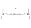BOSCH Fren hortumu 295mm — 1994 Audi A4 (3)