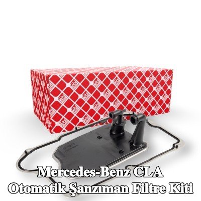 FEBI BILSTEIN Yağ karteri contalı otomatik şanzıman filtre kiti — 2016 Mercedes-Benz Cla