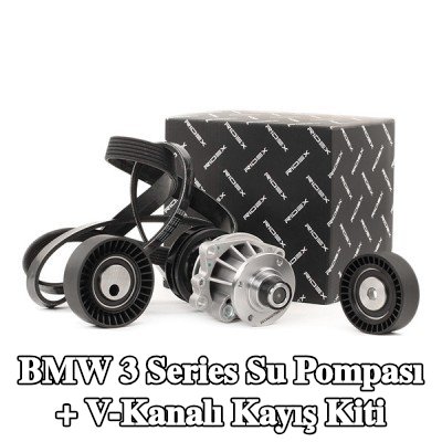 RIDEX Su Pompası + V-Kanalı Kayış Kiti — 1990 BMW 3 Series