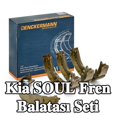 DENCKERMANN Arka aks fren pabucu seti, 167mm — Kia Soul