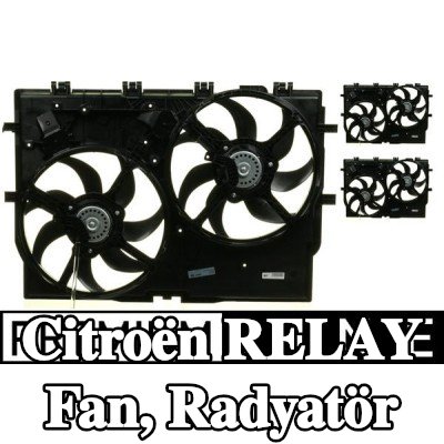 MAHLE Fan, radyatör 390mm, 390mm — 2016 Citroën Relay