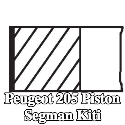 MAHLE Piston Segman Kiti — Peugeot 205