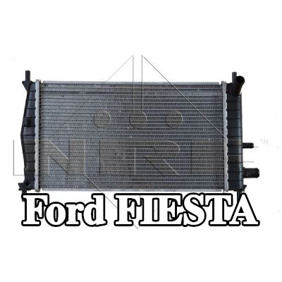 NRF مبرد المحرك EASY FIT, الألومنيوم, مع قطع التركيب — 1990 Ford Fiesta