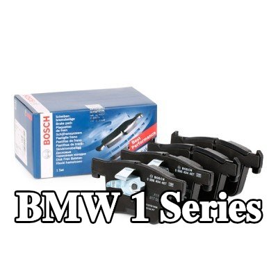 BOSCH مجموعة وسادات الفرامل 19, 3mm, مع لوحة مانعة للصرير, مع مشبك مكبس — BMW 1 Series