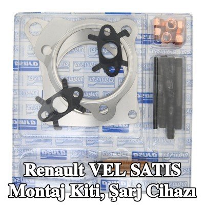 AJUSA Montaj Kiti, conta/sızdırmazlık elemanları ile şarj cihazı — Renault Vel Satis