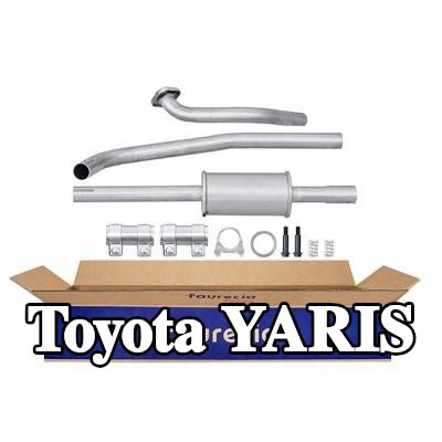 HELLA كاتم الصوت الأمامي, مع قطع التركيب — 2002 Toyota Yaris