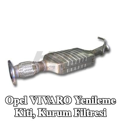 HJS Yenileme kiti, kurum filtresi Orijinal DPF® City Filter® — Opel Vivaro