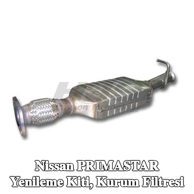 HJS Yenileme kiti, kurum filtresi Orijinal DPF® City Filter® — Nissan Primastar