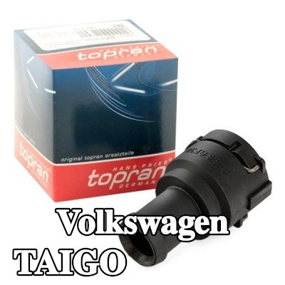 TOPRAN شفة سائل التبريد مع حشية/مانع تسرب, مع مشبك — Volkswagen Taigo