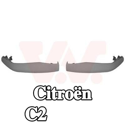 VAN WEZEL حافة المصد الأمامي الأيسر, أمامي أيمن — Citroën C2