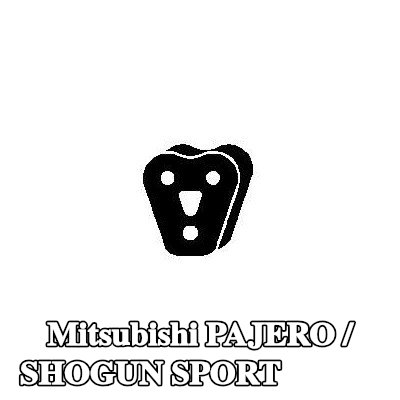 VEGAZ حامل العادم — 2000 Mitsubishi Pajero / Shogun Sport