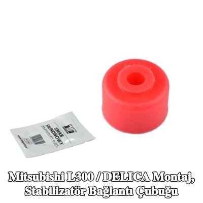 TEDGUM Montaj, stabilizatör bağlantı çubuğu Ön aks her iki taraf, Alt, Üst — Mitsubishi L300 / Delica