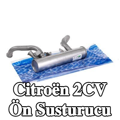 WALKER Montaj parçaları olmayan ön susturucu — Citroën 2cv