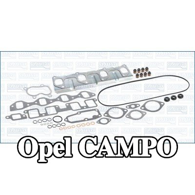 AJUSA مجموعة حشيات, رأس الأسطوانة مع أختام صمامات, بدون حشية رأس الأسطوانة — Opel Campo