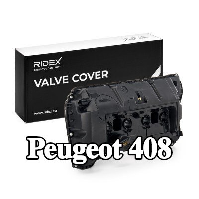 RIDEX غطاء صمامات مع حشوة غطاء الصمامات, مع دليل التركيب, بدون مسامير/براغي — 2012 Peugeot 408