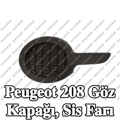 PRASCO Göz kapağı, sis farı Sol — 2012 Peugeot 208