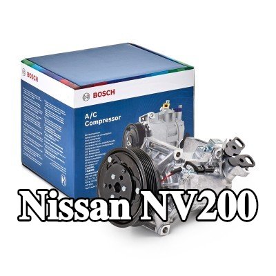 BOSCH ضاغط تكييف الهواء مع دليل التركيب, بدون حلقة مانعة للتسرب — Nissan Nv200