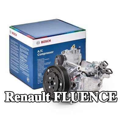 BOSCH ضاغط تكييف الهواء مع دليل التركيب, بدون حلقة مانعة للتسرب — Renault Fluence