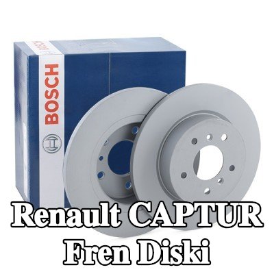 BOSCH Fren diski Dış Çap: 289, 5mm, düz, Kaplamalı — Renault Captur