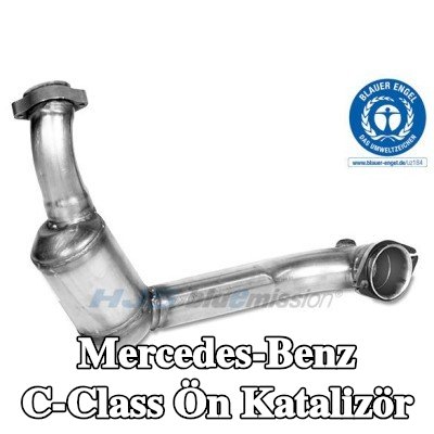 HJS “Mavi Melek” çevre etiketine sahip ön katalizör — Mercedes-Benz C-Class