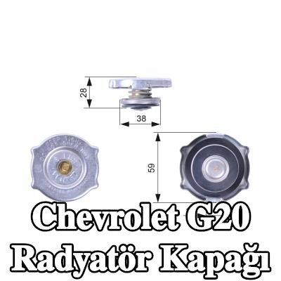 GATES Radyatör kapağı — Chevrolet G20