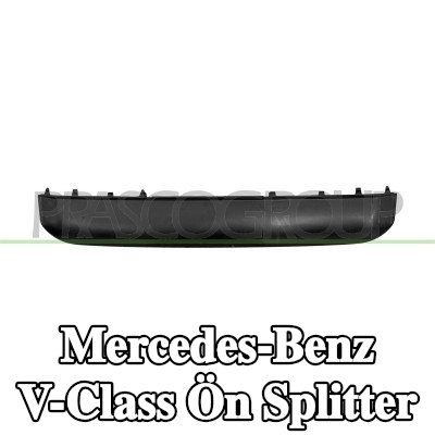 PRASCO Ön splitter Arka — Mercedes-Benz V-Class