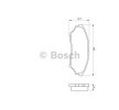 BOSCH Fren balatası seti 15, 5mm, gıcırtı önleyici plaka ile — Mitsubishi Pajero / Shogun Pinin (4)