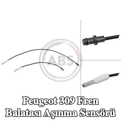 A.B.S. Fren balatası aşınma sensörü Ön Aks Sol, Ön Aks Sağ, Sol, Sağ — Peugeot 309