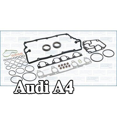 AJUSA مجموعة حشيات كاملة, محرك مزود بأختام صمامات, بدون حشية رأس الأسطوانة — 2002 Audi A4