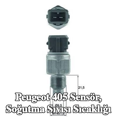 MAHLE Sensör, soğutma suyu sıcaklığı M14x1.25 — Peugeot 405