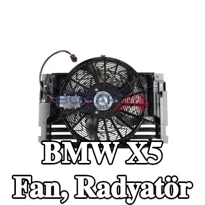 BOGAP Fan, çerçeveli radyatör — 2002 BMW X5