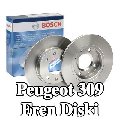 BOSCH Fren diski Dış Çap: 247mm, düz, Yağlanmış, cıvata/vida ile — Peugeot 309