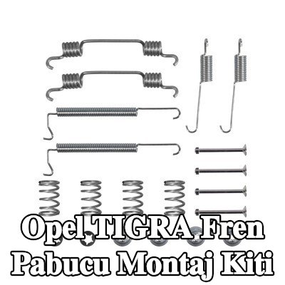 FEBI BILSTEIN Arka aks fren pabucu montaj kiti — Opel Tigra