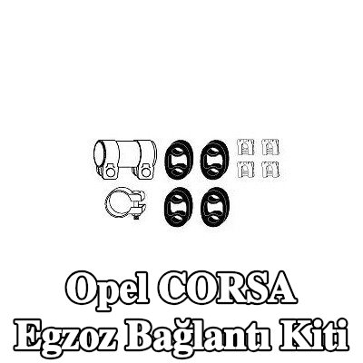 VEGAZ Egzoz bağlantı kiti — 1997 Opel Corsa