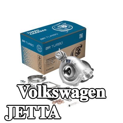 BR Turbo الشاحن التوربيني مع مواد التثبيت/التركيب — 2004 Volkswagen Jetta