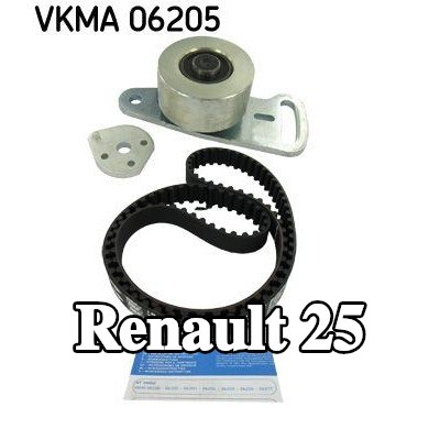 SKF مجموعة حزام التوقيت عدد الأسنان: 116 — Renault 25