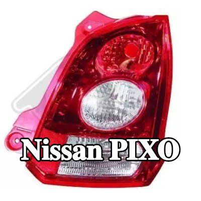 DIEDERICHS المصباح الخلفي الأيمن, بدون حامل لمبة — Nissan Pixo