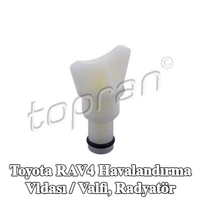 TOPRAN Havalandırma vidası / valfi, conta halkalı radyatör — Toyota Rav4